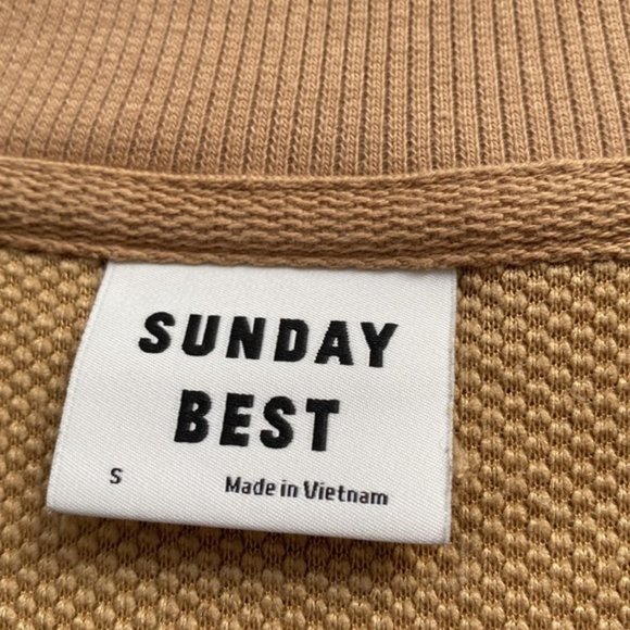 ❗️SOLD❗️Sunday Best Lupa Fuzzy Sherpa Sweater Size S - Picture 6 of 8